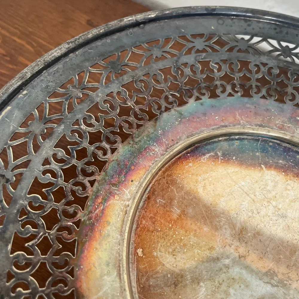 Antique Sheffield Silver Plated 10